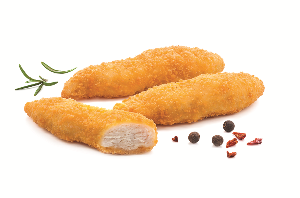 Chicken fillets breaded